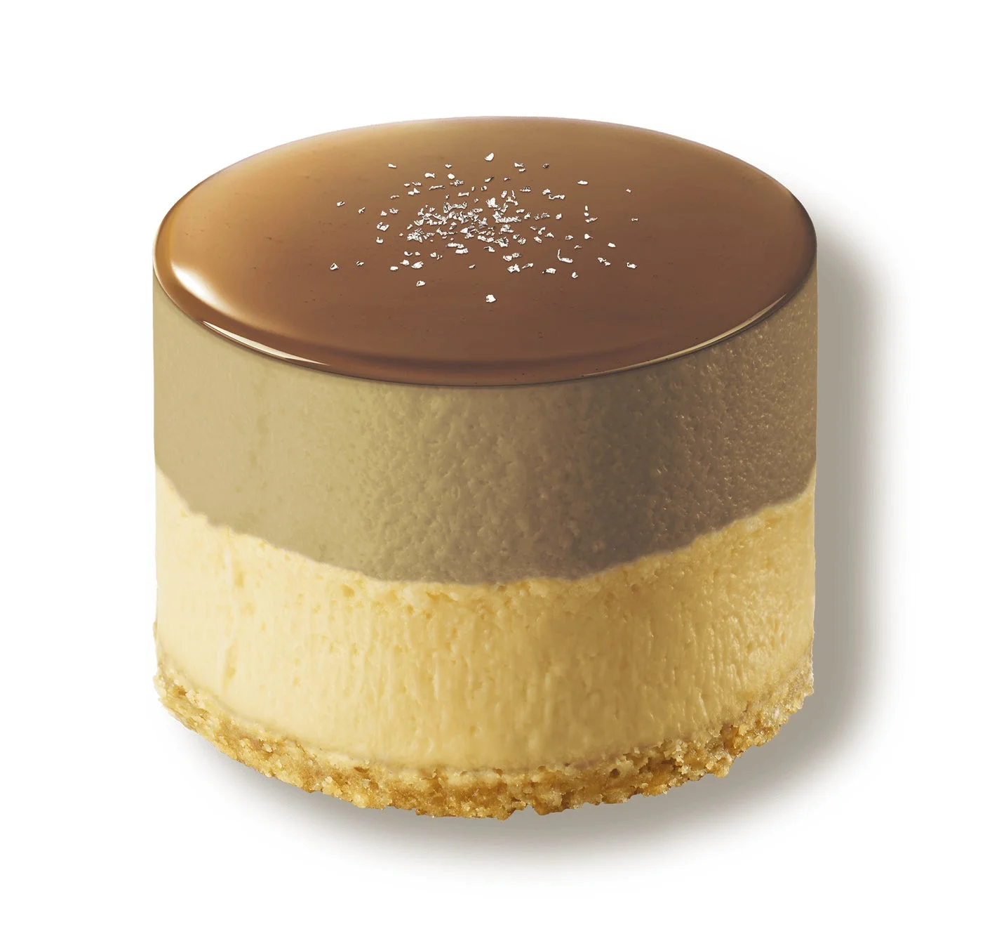 和紅茶バタークリームケーキの層構造がわかるアイスクリーム本体