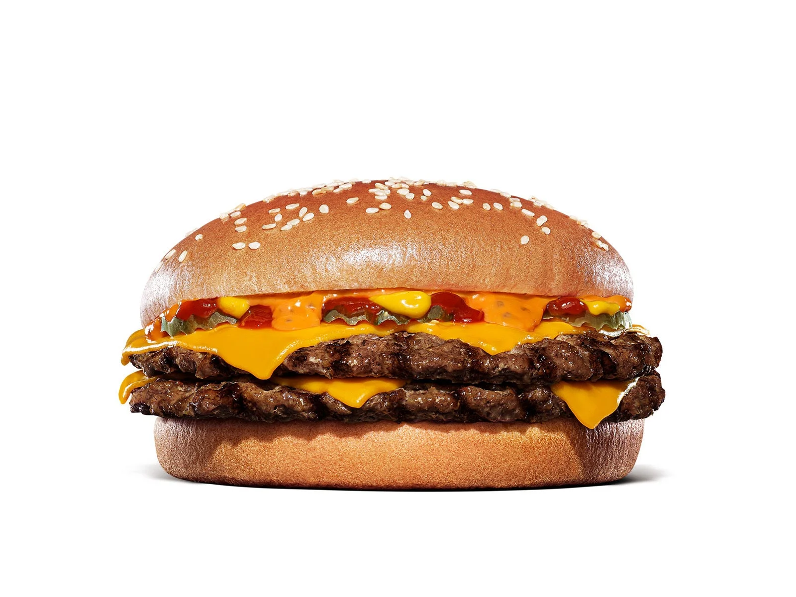 バーガーキング ダブルにんにく・ガーリックバーガーの単品写真