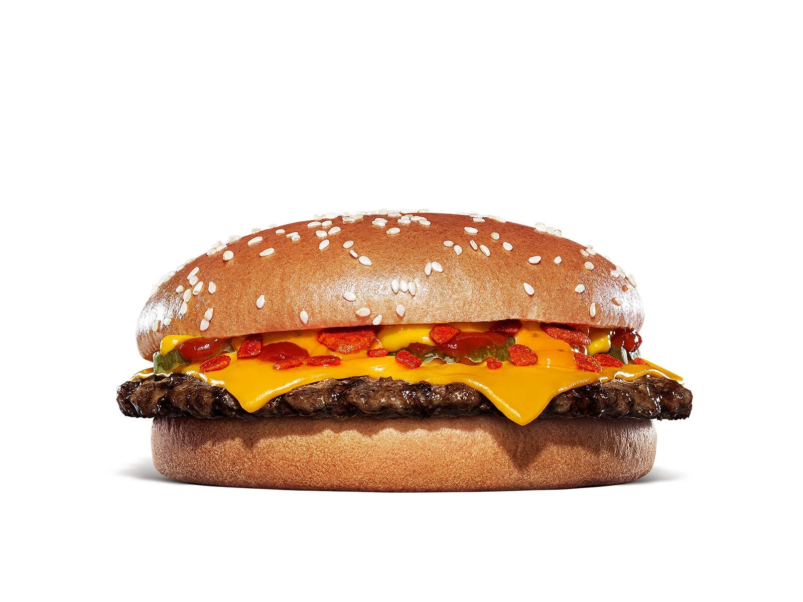 バーガーキング スパイシーにんにく・ガーリックバーガーの単品写真