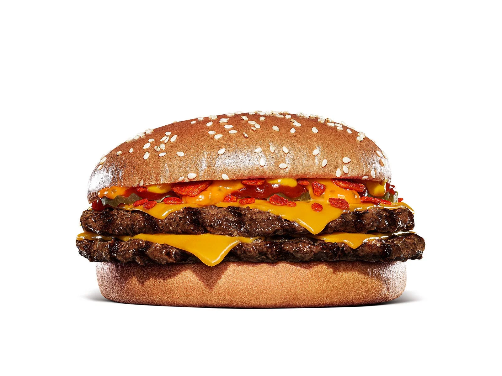 バーガーキング ダブルスパイシーにんにく・ガーリックバーガーの単品写真