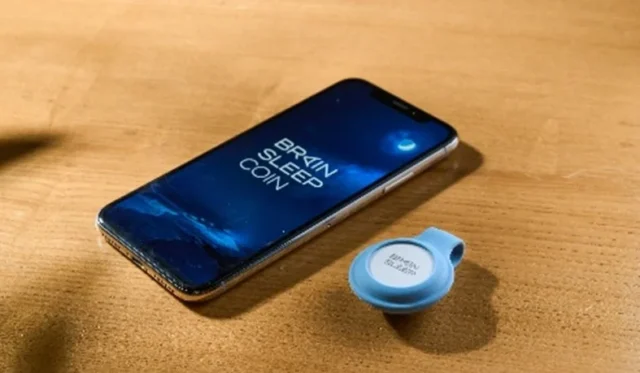 睡眠計測ツール「ブレインスリープ コイン」本体とアプリ