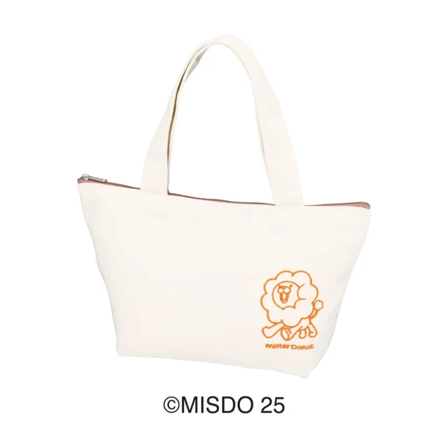 ポン・デ・ライオンの刺繍が入ったミニトートバッグ