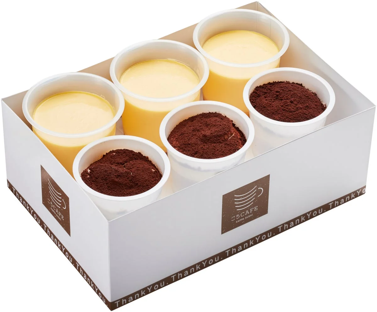 かっぱ寿司のお持ち帰り用『プレミアムスイーツBOX』