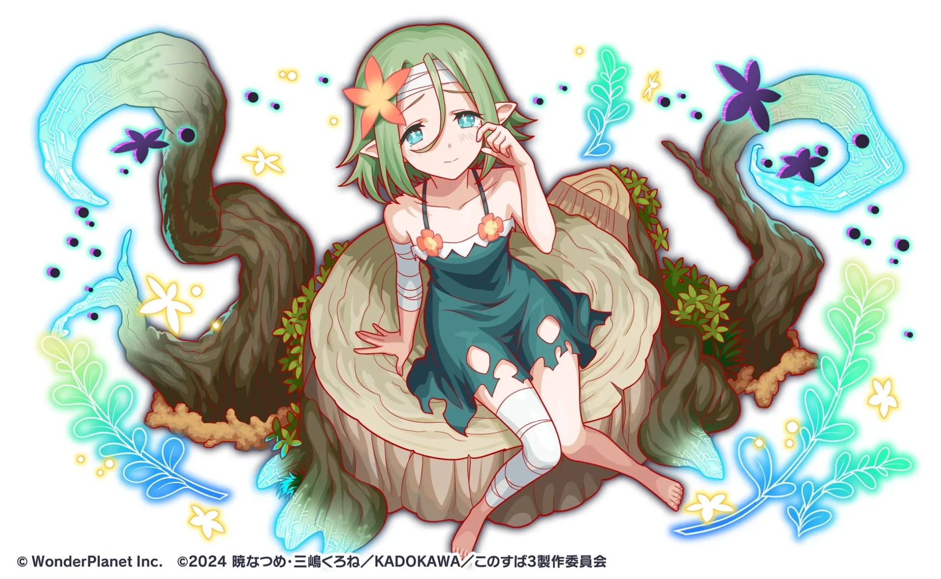 コラボ交換所で入手できる安楽少女のイラスト