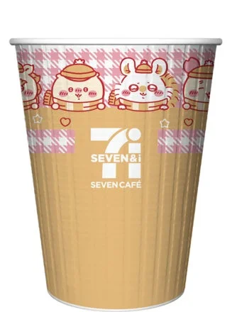 セブンカフェ ホットカフェラテL ちいかわデザインカップ3