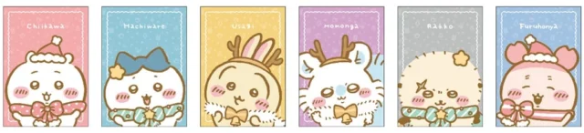 ちいかわオリジナルA5ノート6種類