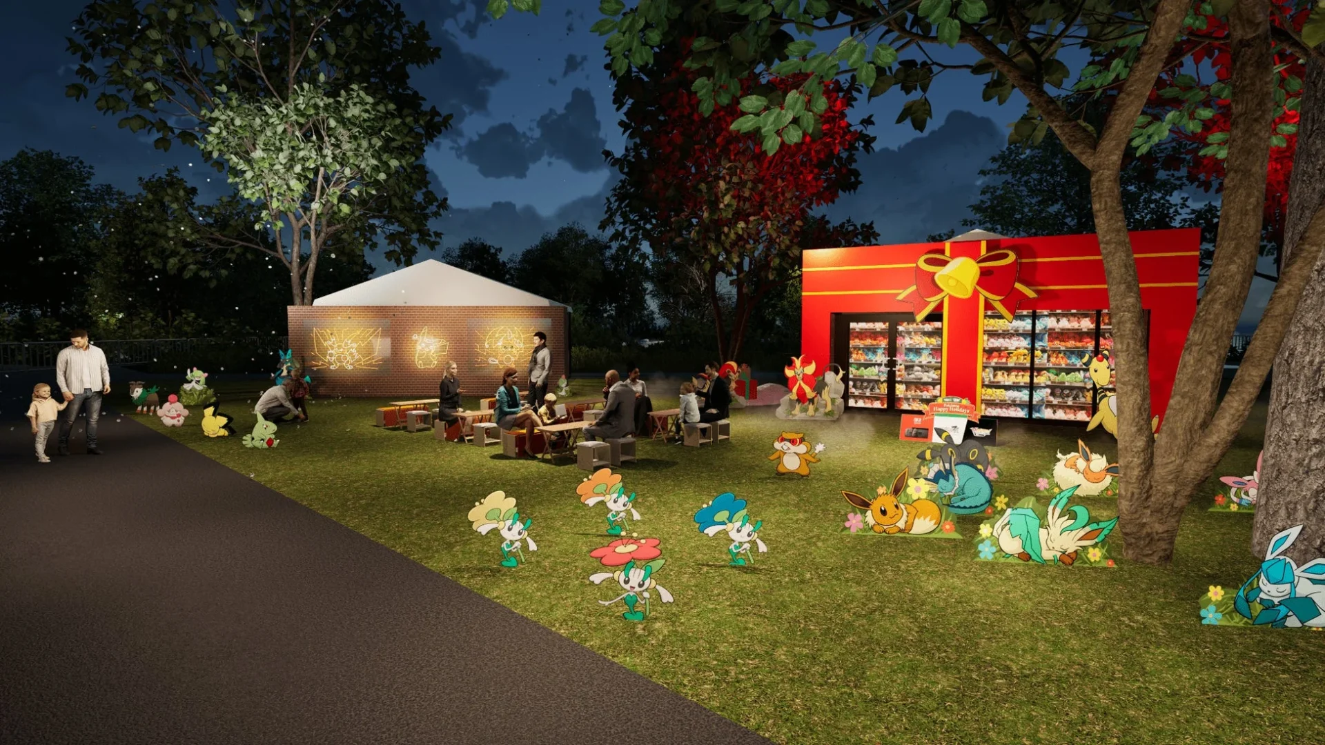 350体以上のポケモンぬいぐるみが詰まった「メガプレゼントBOX」