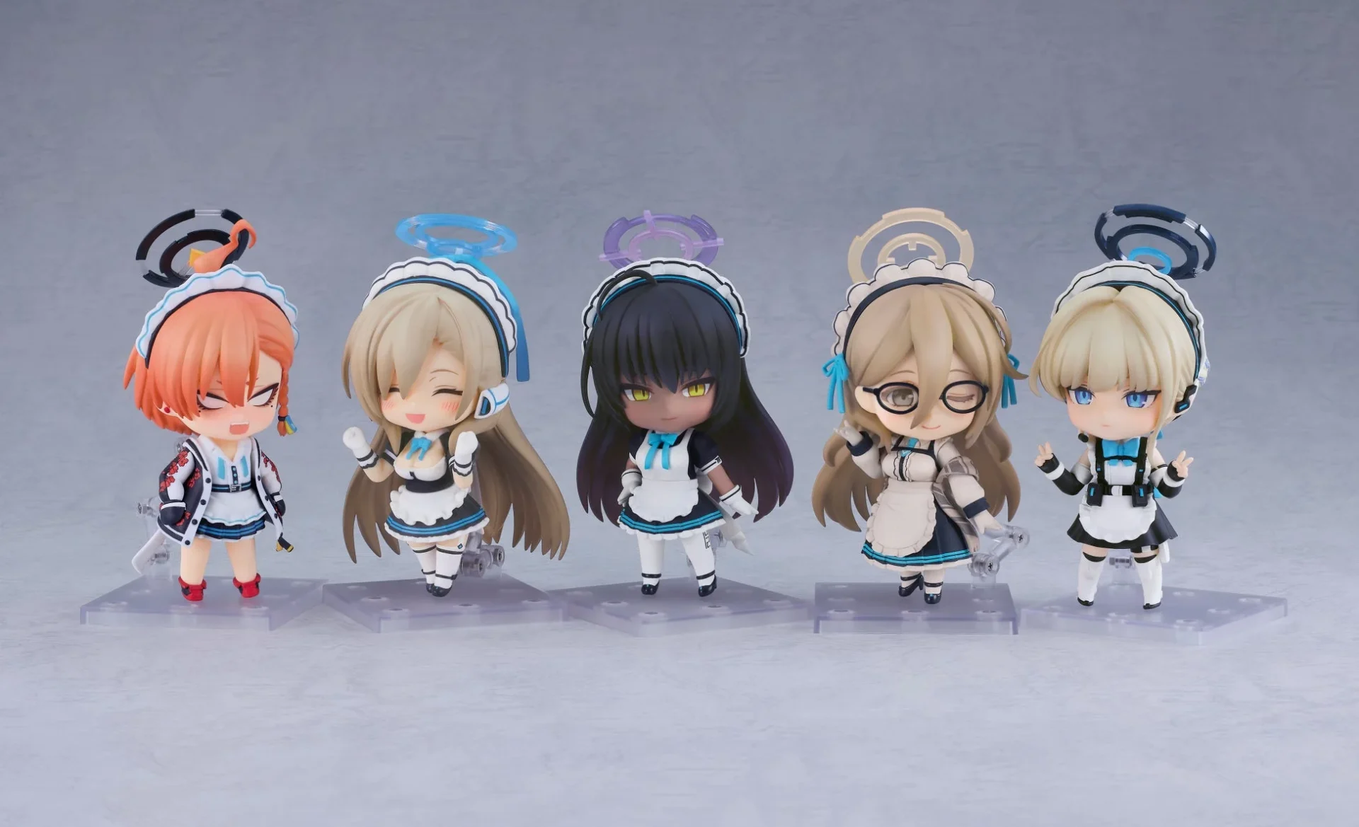 ブルーアーカイブ C&Cメンバーのねんどろいど集合写真