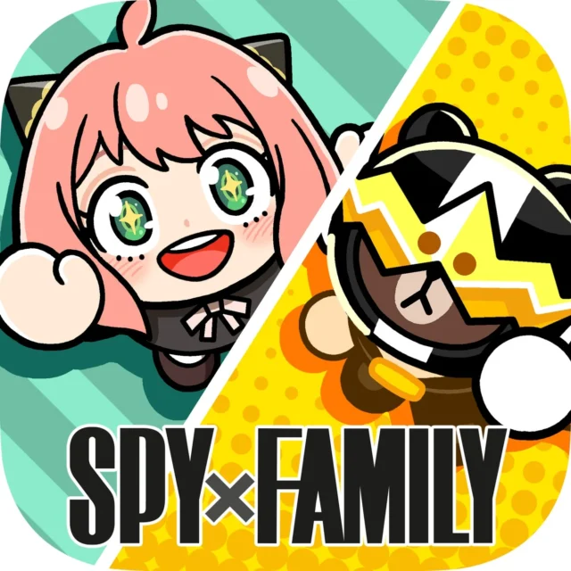 LINEレンジャーとSPY×FAMILYコラボレーションのゲームアイコン