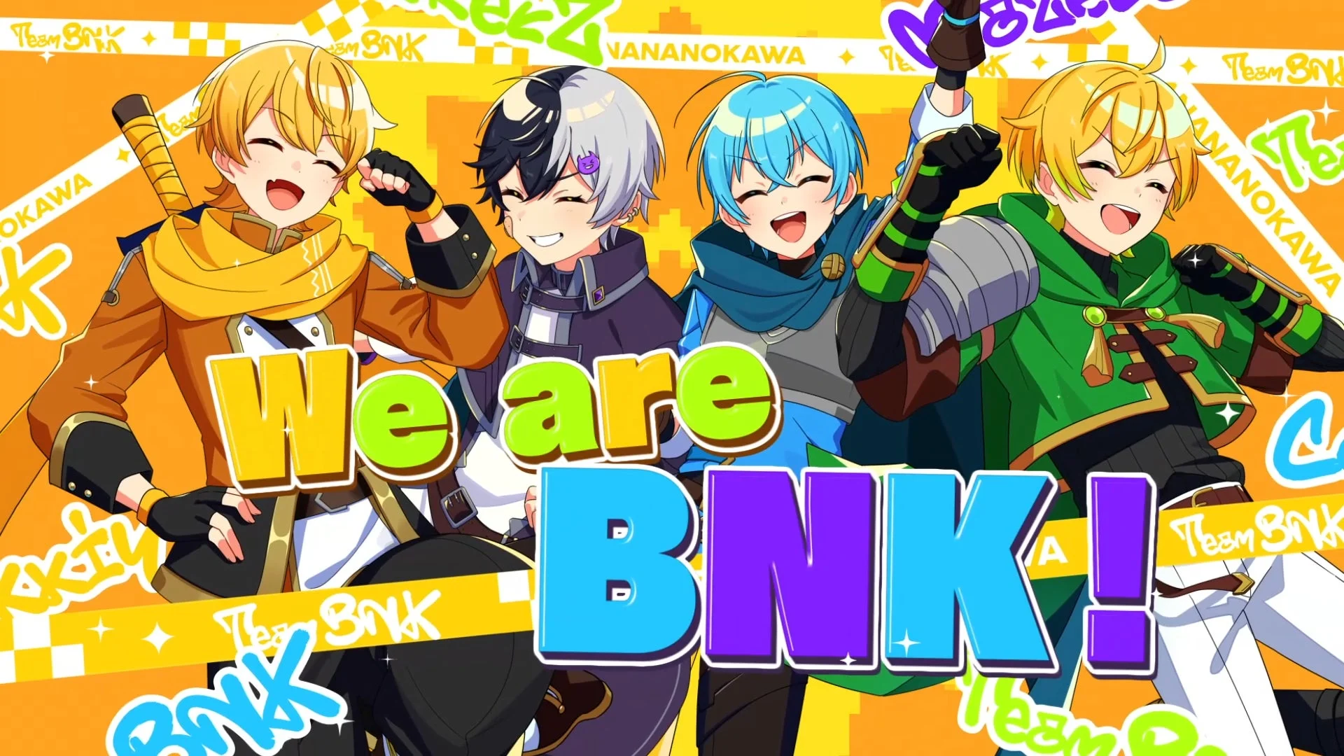 BNK新曲MV『チームBNK』よりメンバー集合シーン