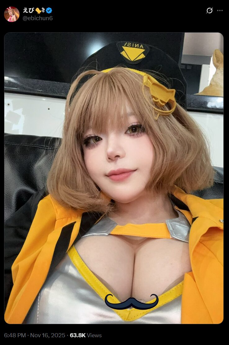 セクシーで可愛すぎるアニス！　えび、『勝利の女神：NIKKE』アニスの魅力的なコスプレ写真を公開