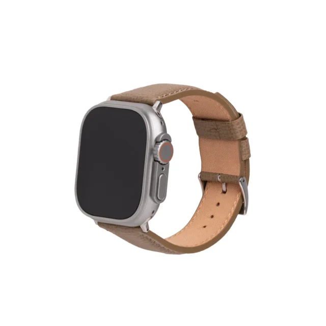 HAGAN CRUMBSレザーApple Watchバンド(クレイ)