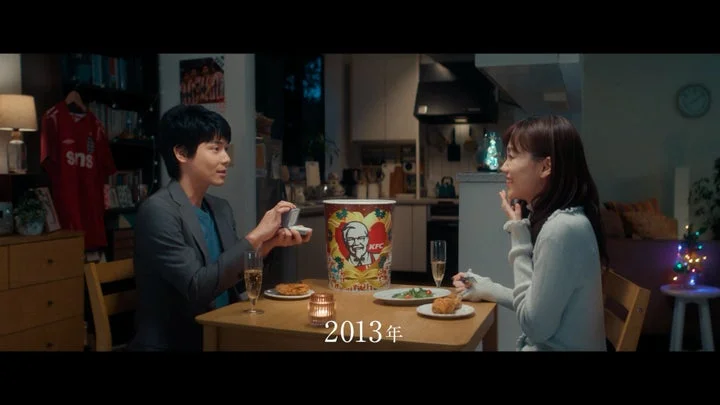 2013年のクリスマス、プロポーズの瞬間に寄り添うパーティバーレル