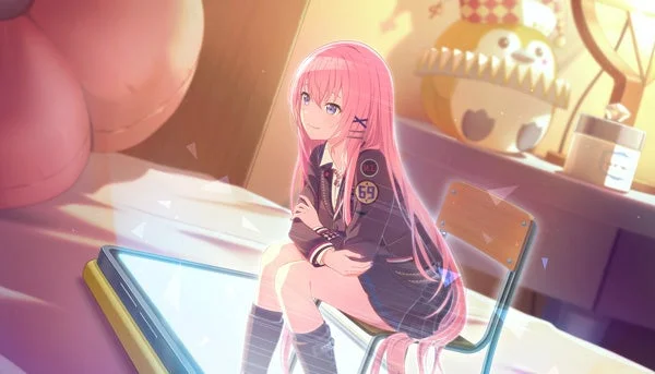 イベント新メンバー「巡音ルカ」特訓前イラスト