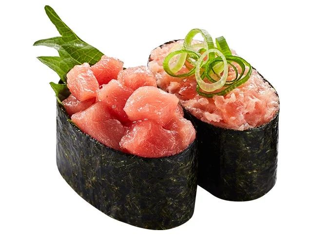 特盛中とろぶつ＆ねぎとろ軍艦