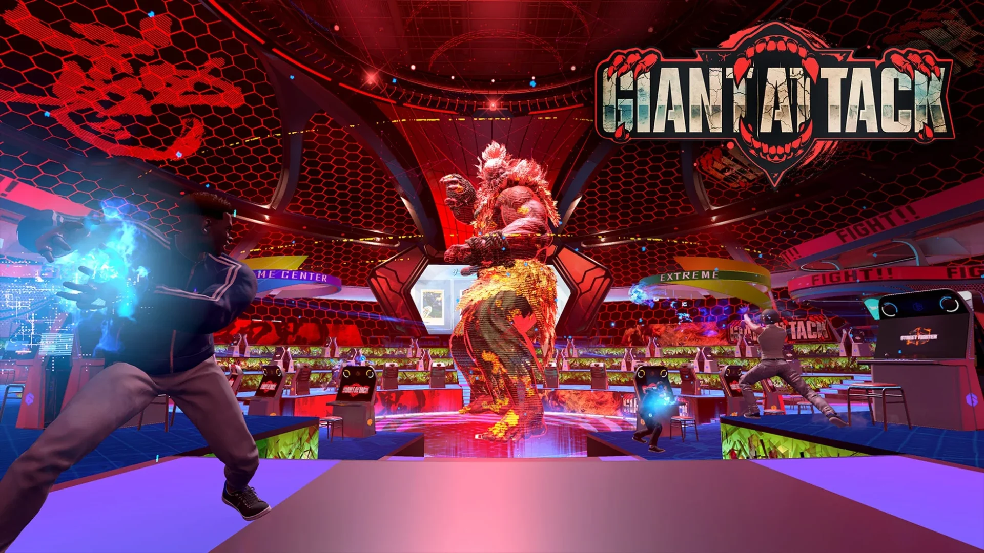 ストリートファイター6のレイドイベント「GIANT ATTACK」メインビジュアル