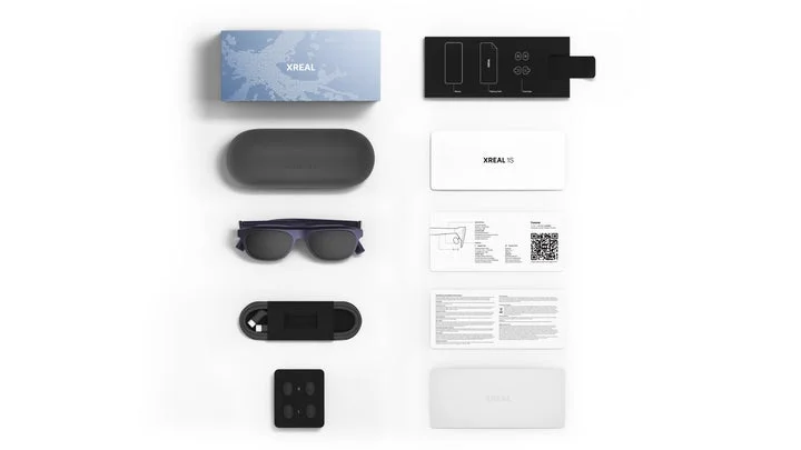 XREAL 1Sのパッケージ内容と付属品