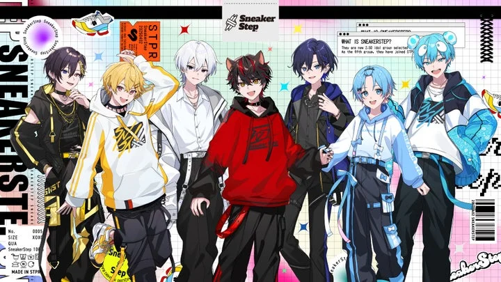 すにすて - SneakerStep Prod.STPR MUSIC のメンバーイラスト
