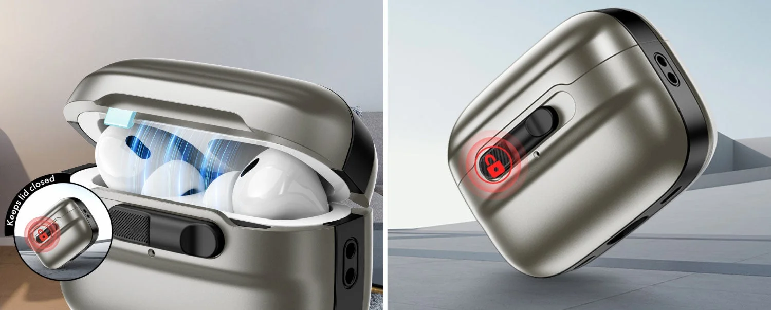 ESR Pulseフリックロック™マグネットケースのダブルロック機構