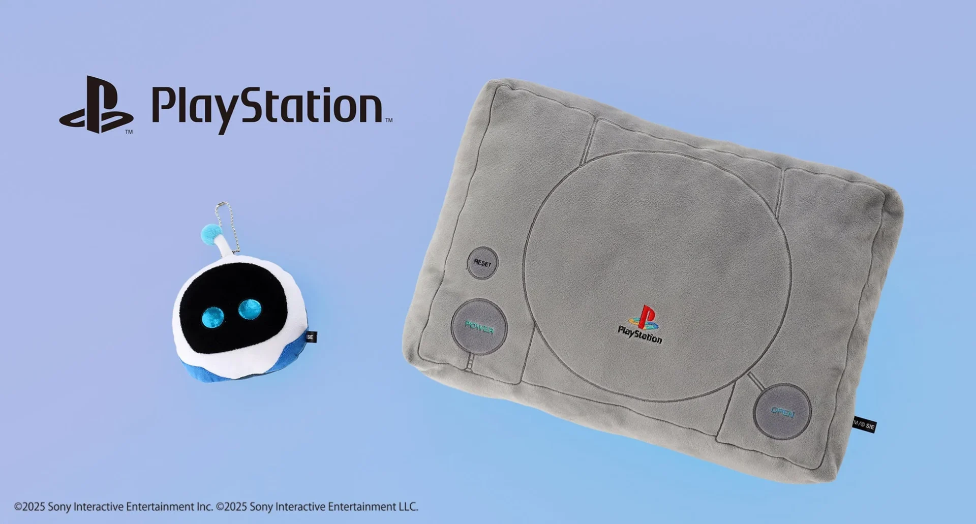 PlayStation™ Official Licenseシリーズのクッションとチャーム