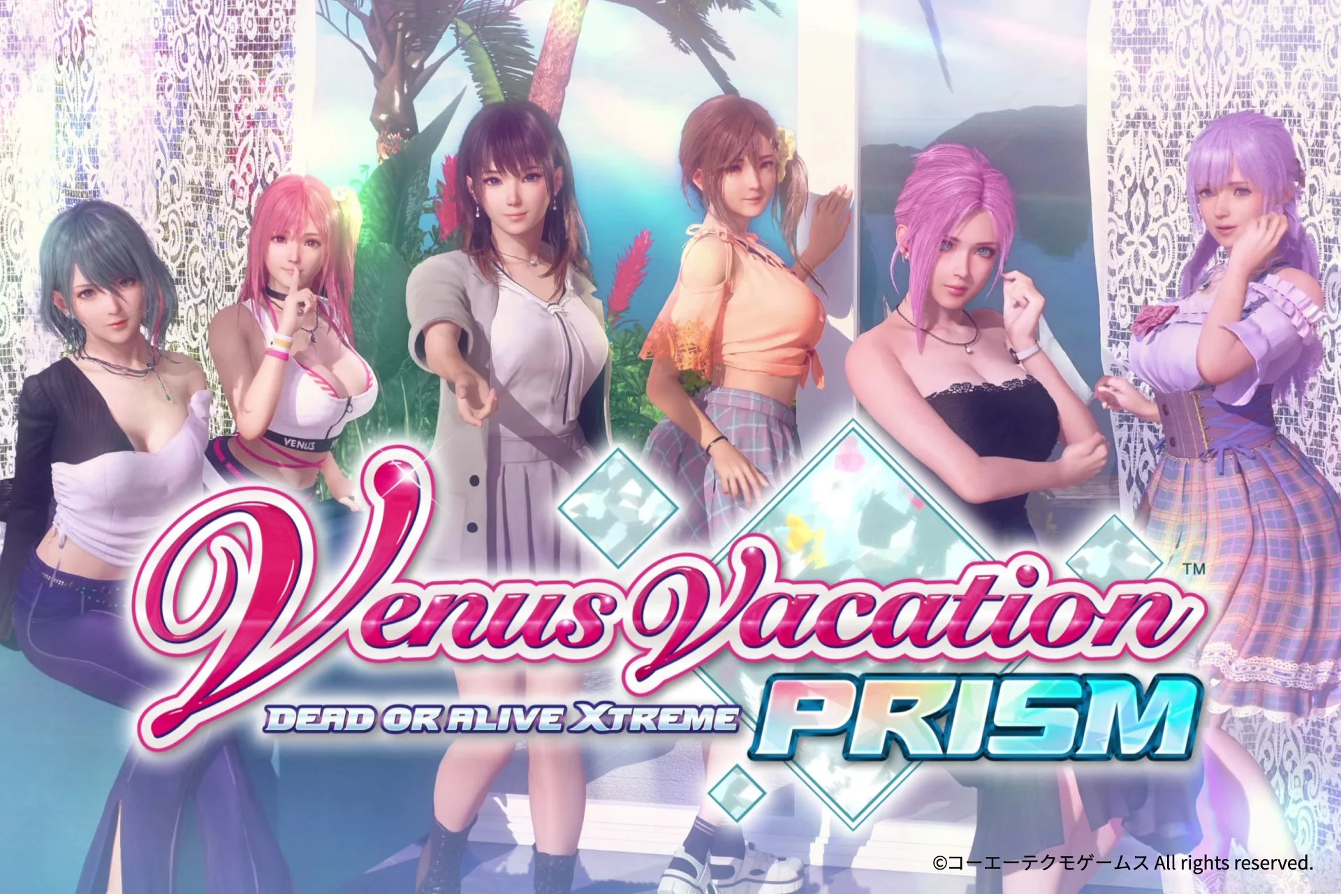 TapFunで遊べる『Venus Vacation PRISM』のキービジュアル