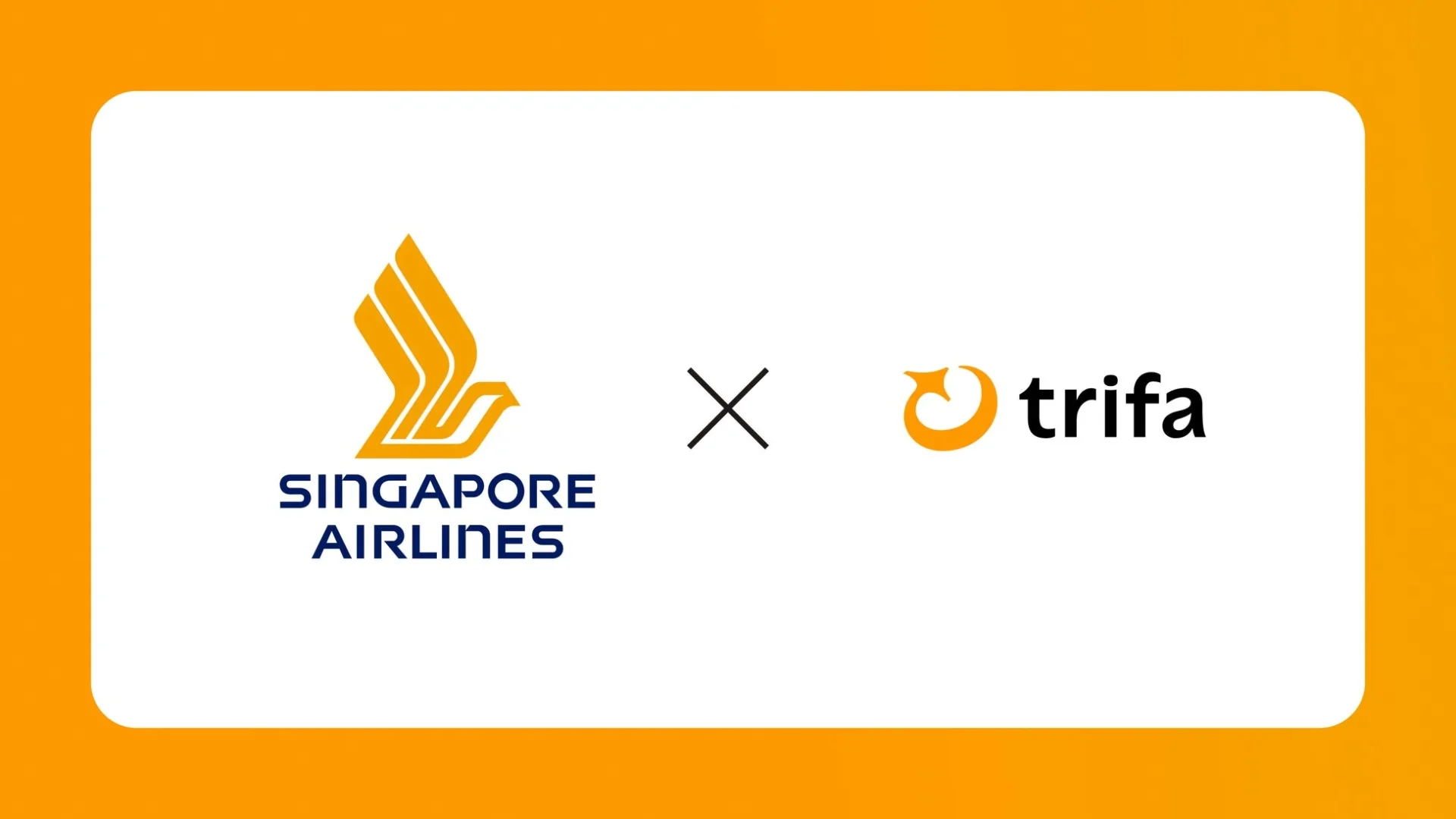 シンガポール航空とトリファのeSIMプレゼントキャンペーンロゴ