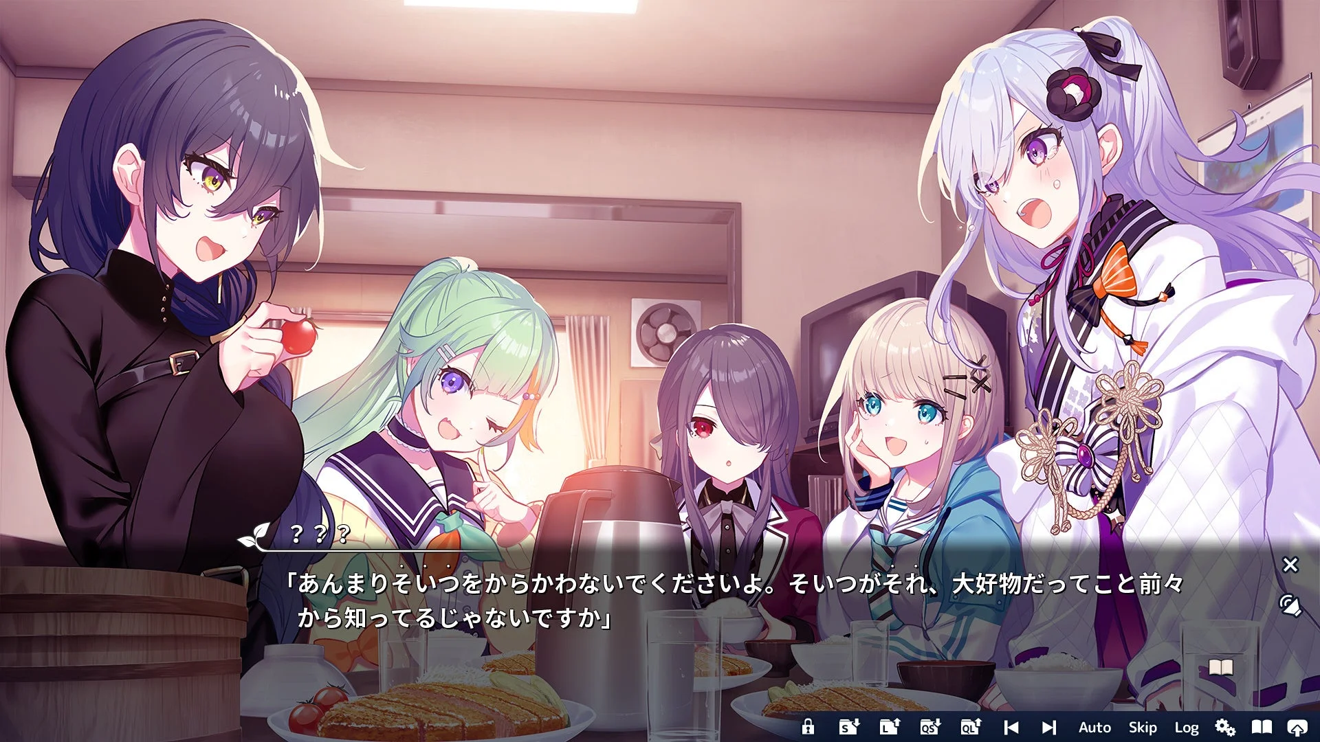 「花束を君に贈ろう-Kinsenka-」のゲーム会話シーン