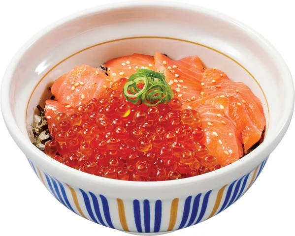 なか卯 サーモンいくら丼 単品写真