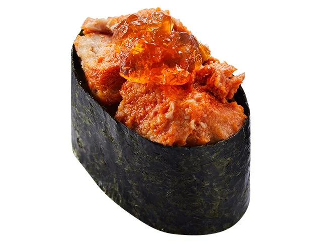 濃厚な旨みのあん肝軍艦ポン酢ジュレのせ