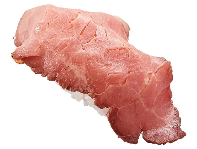 肉の旨みを味わうローストビーフの握り