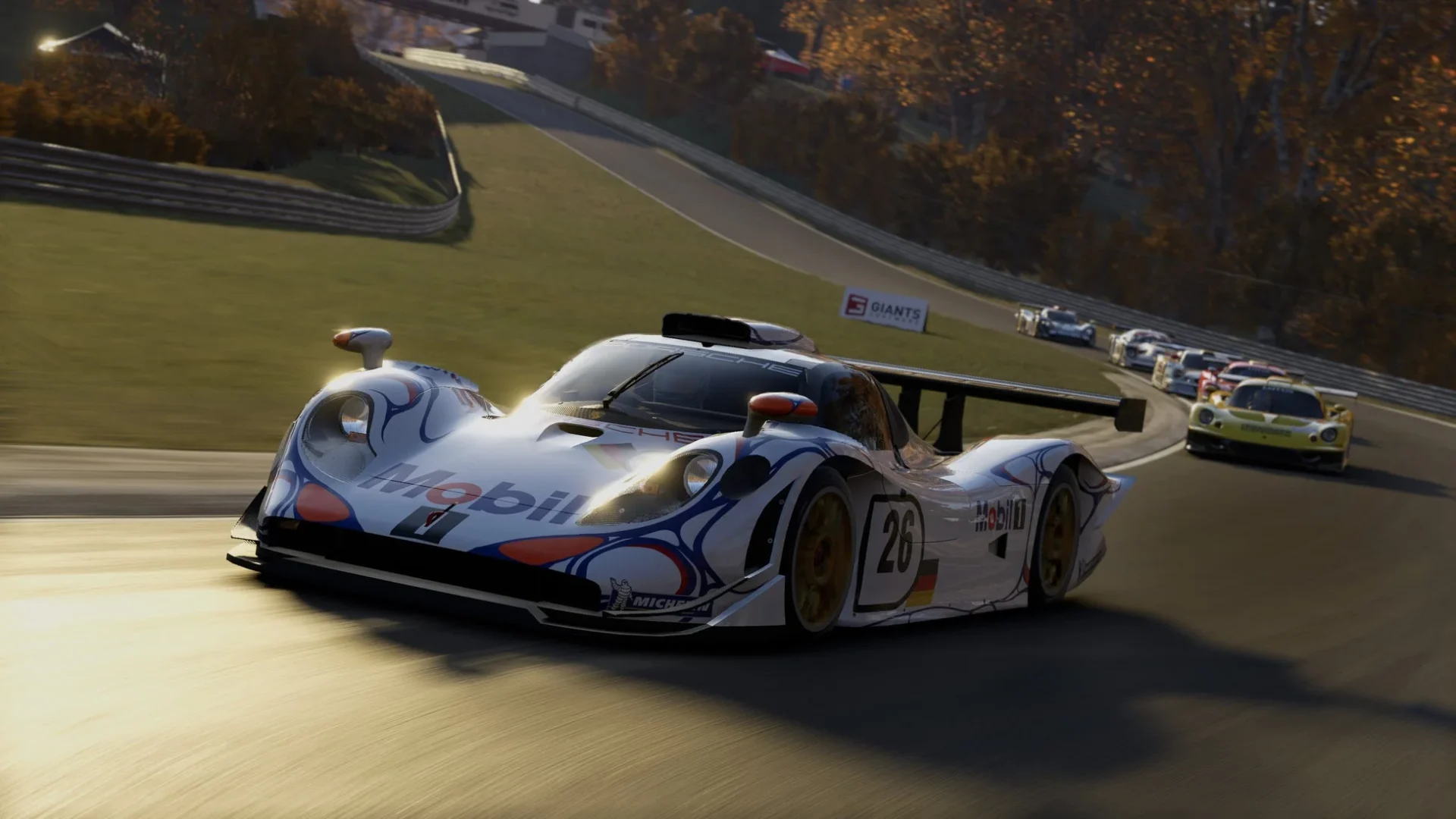 Project Motor Racingで走行するポルシェ911 GT1-98