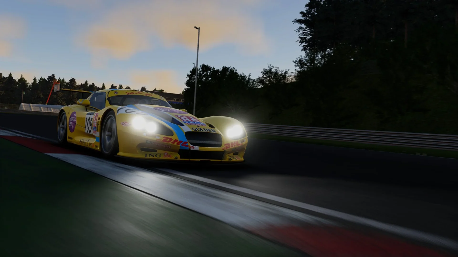 Project Motor Racingで走行するジレ・ベルディゴのゲーム画面