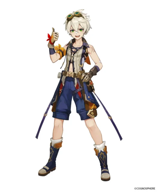 ★4ピックアップキャラクター「ベネット」のイラスト