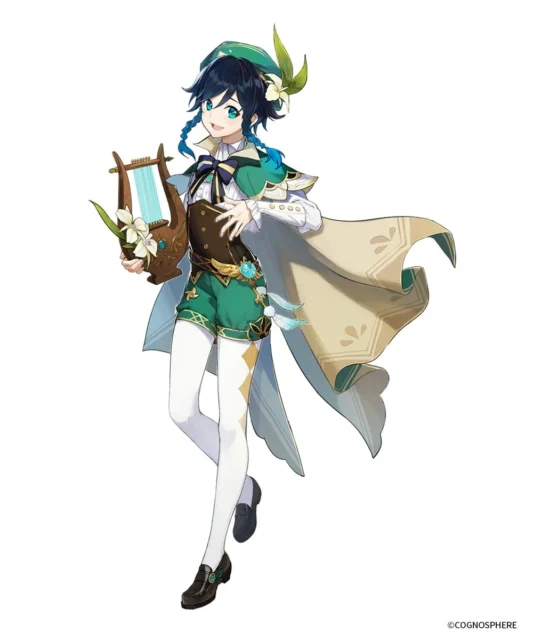 限定★5キャラクター「ウェンティ」のイラスト