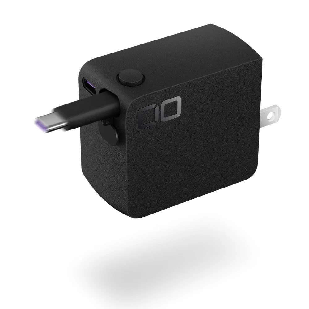 NovaPort DUO II 45W2C Built in CORD REEL ブラックのケーブル内蔵充電器