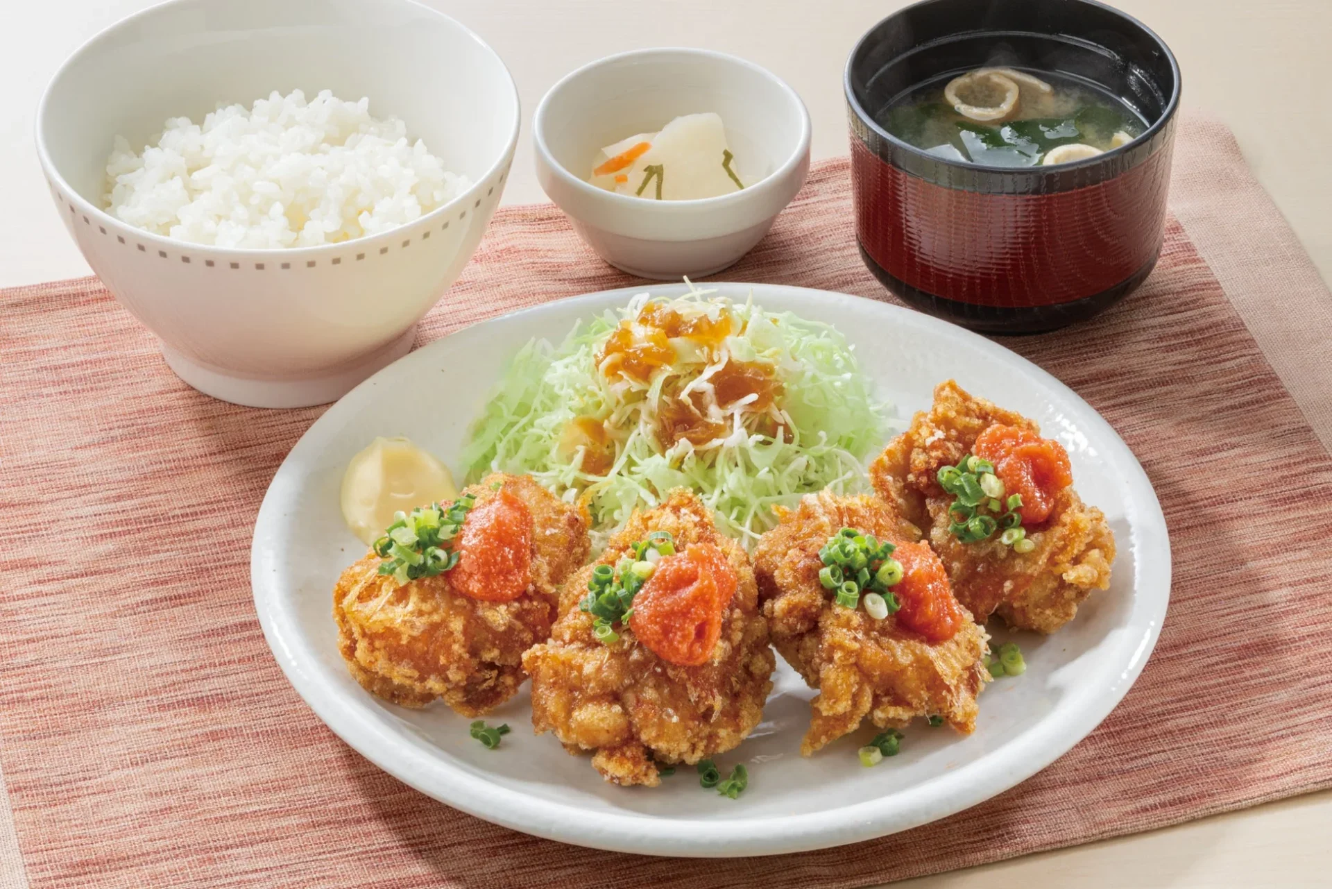 ガスト「博多明太から揚げ定食」