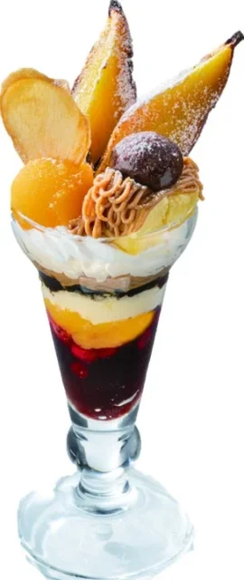 ガスト「蜜いもとマロンのパフェ」