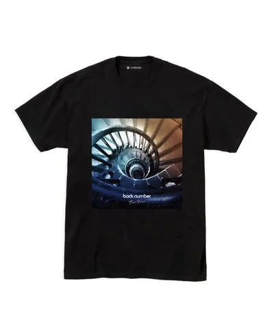 back number「ブルーアンバー」ジャケットデザインの黒Tシャツ