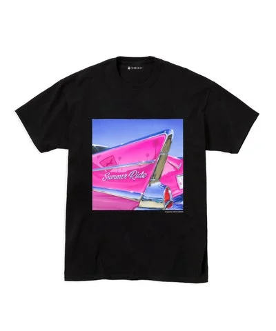 LANA「Summer Ride」ジャケットデザインの黒Tシャツ