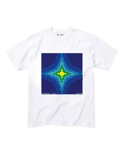 MON7A「おやすみTaxi」ジャケットデザインの白Tシャツ