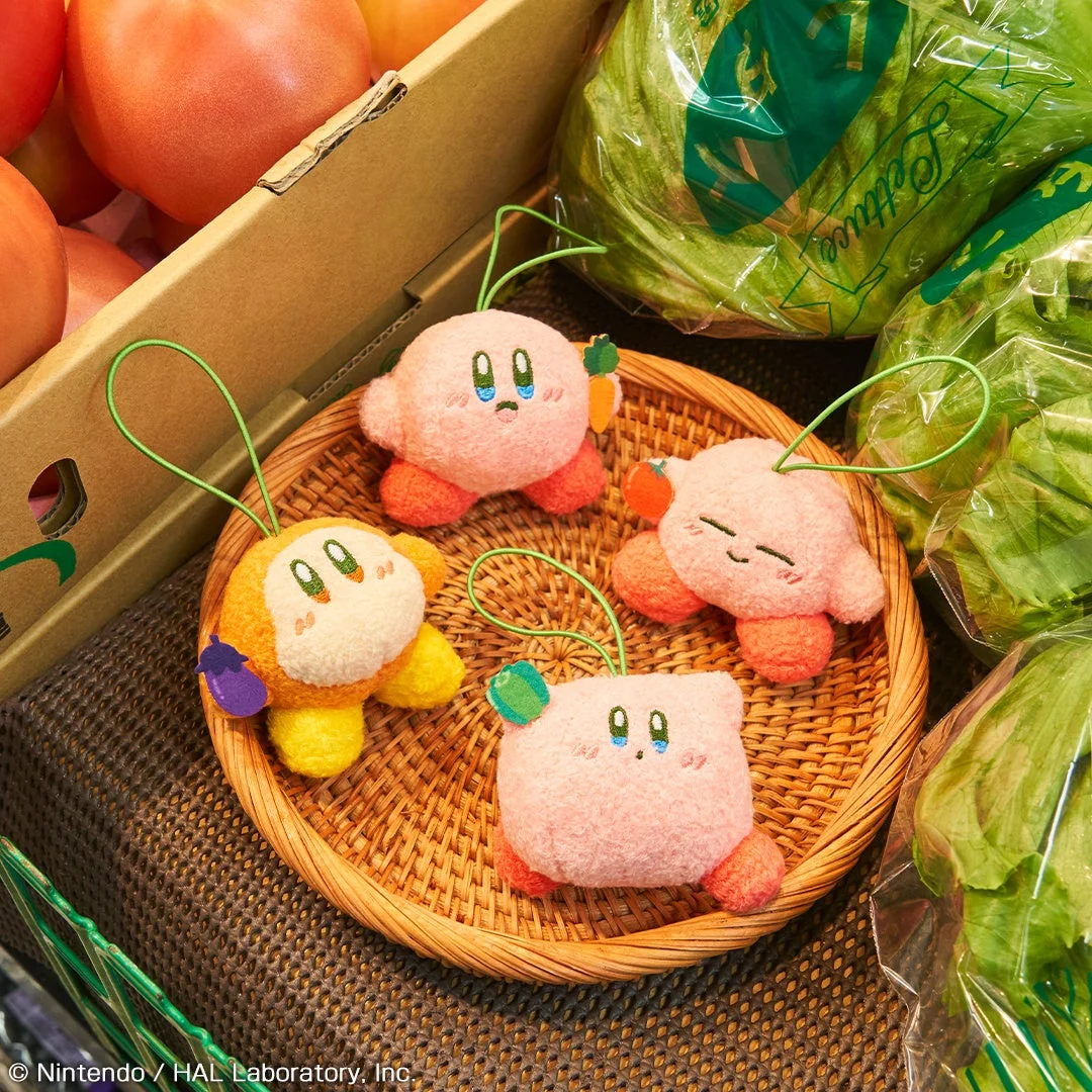 「星のカービィ とれたて！プププやさい ぷちマスコット」全4種