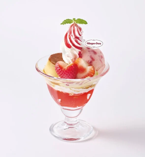 ハーゲンダッツと自家製プリンの「ジョナサンデー」