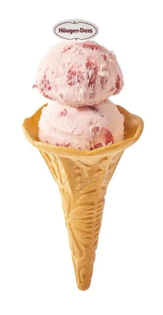 ハーゲンダッツ ストロベリーアイスクリームをダブルで楽しめる一品