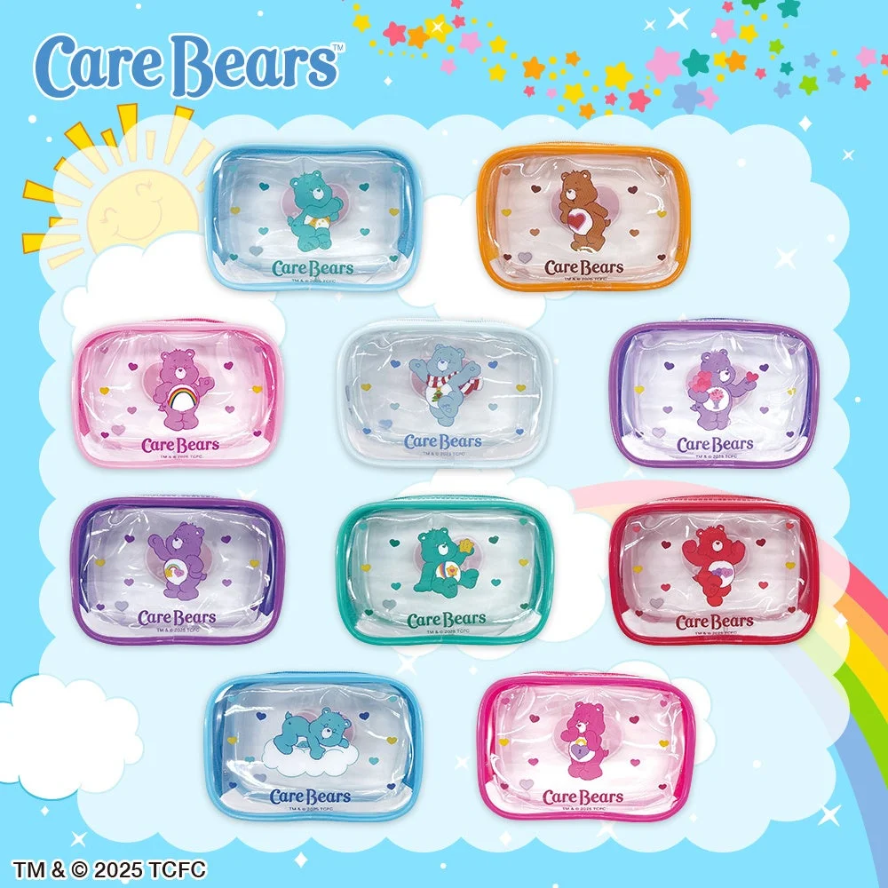 ケアベアクリアミニポーチの様々なデザイン