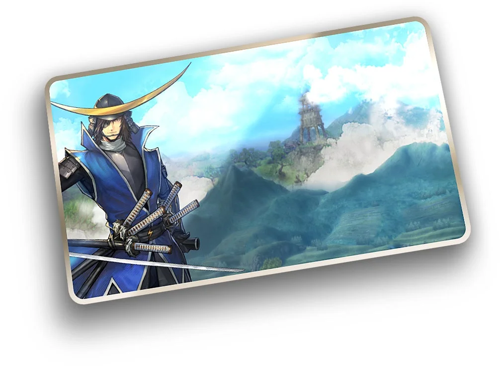 伊達政宗が描かれたコラボ限定壁紙