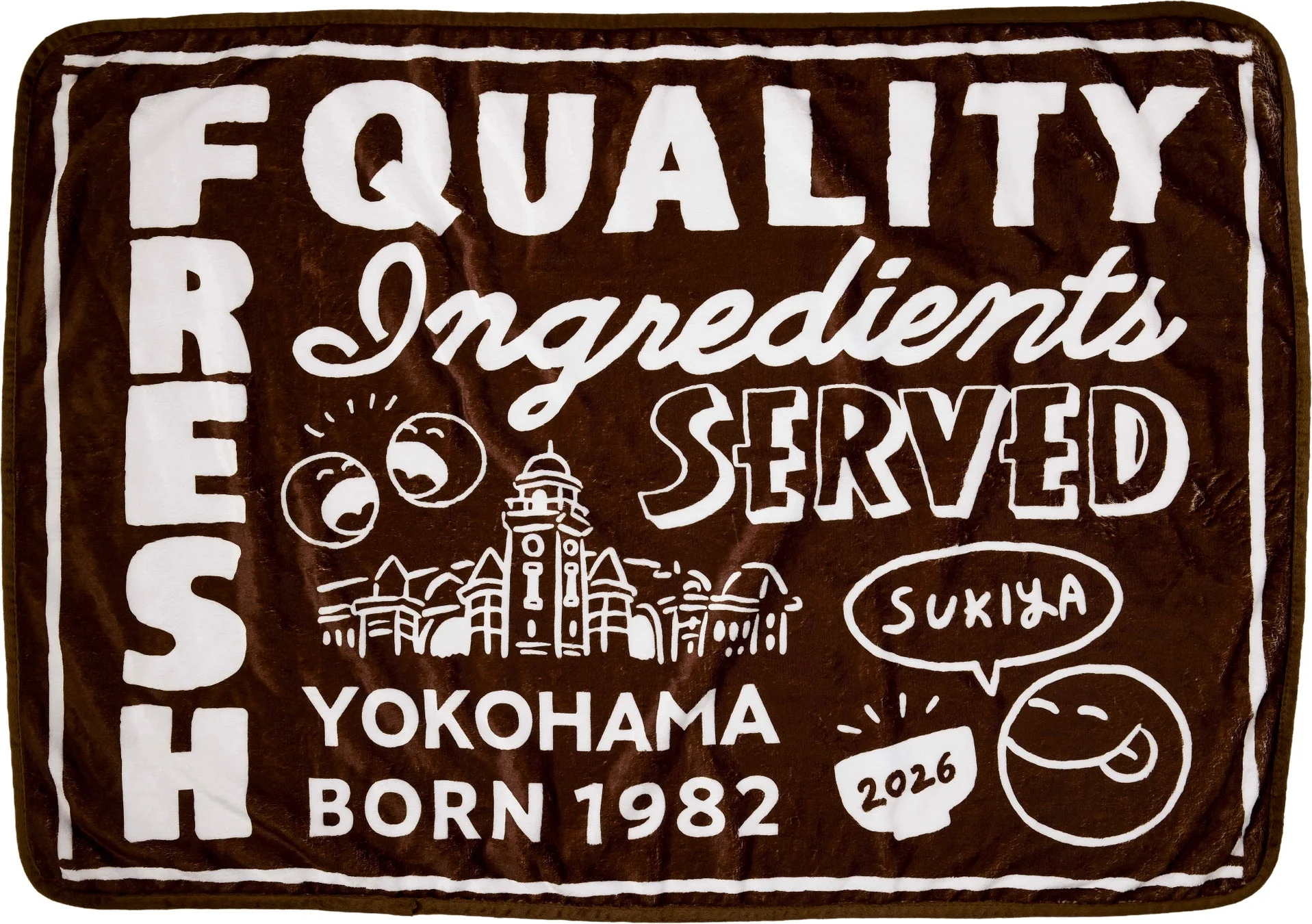 すき家オリジナルブランケットのデザイン