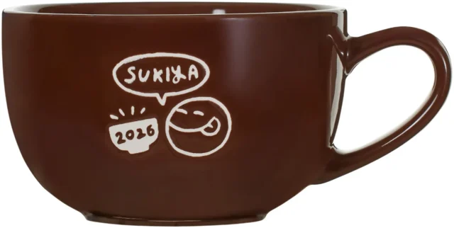 すき家オリジナルスープマグのロゴ側デザイン