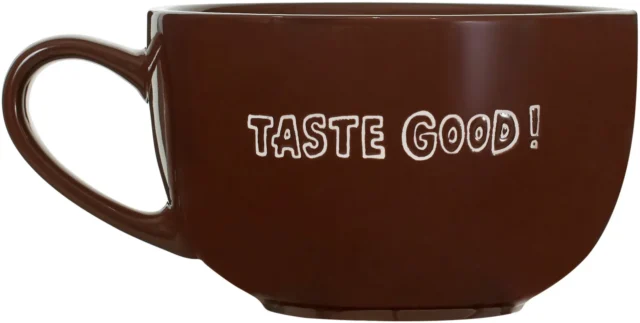 すき家オリジナルスープマグのメッセージ側デザイン