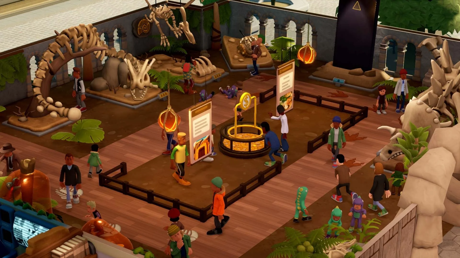 『ツーポイントミュージアム』の恐竜展示エリア