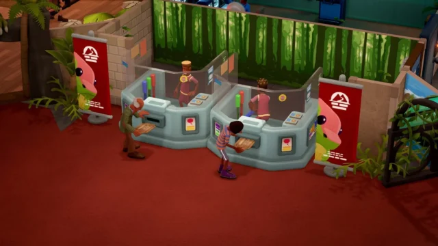 『ツーポイントミュージアム』のチケット売り場の様子